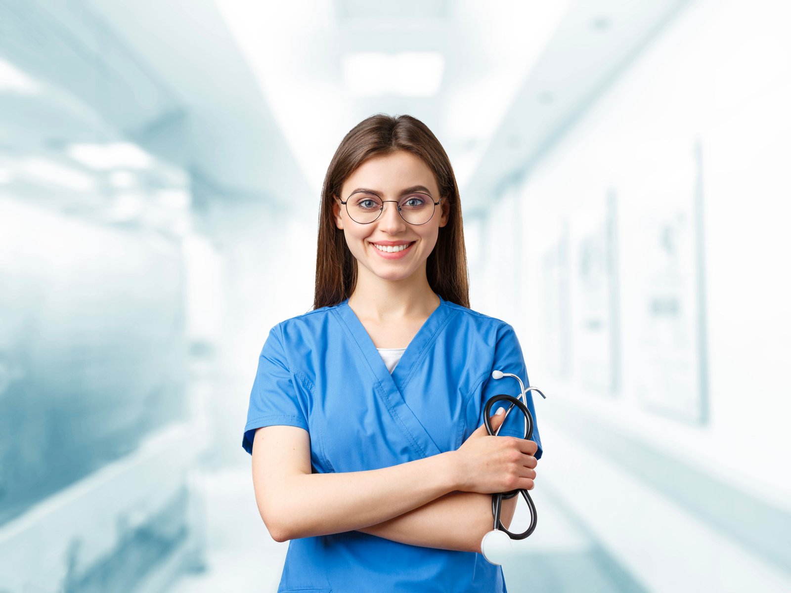 Healthcare worker representing traveling professionals